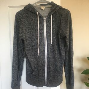 Charcoal grey Zine zip up